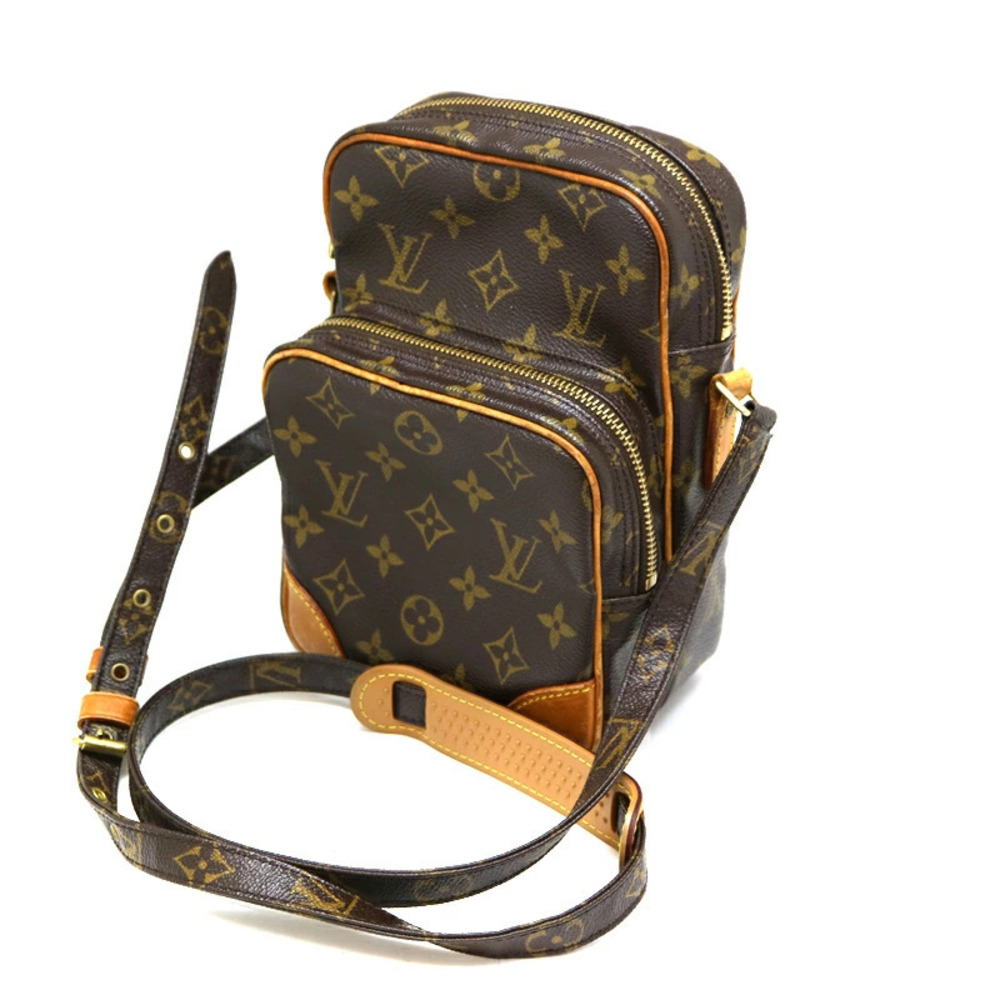LOUIS VUITTON Amazon Shoulder Bag Monogram Canvas Brown LV